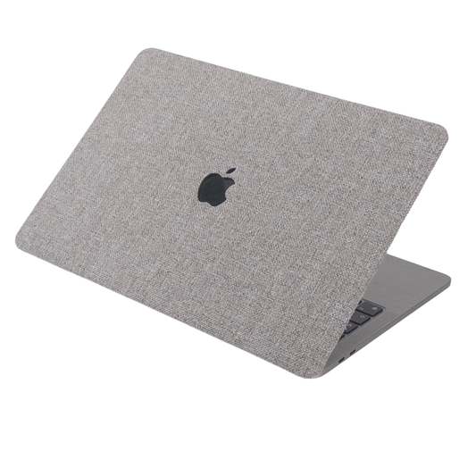 Pewter Gri Macbook Kılıfı - Ön & Arka Kapak